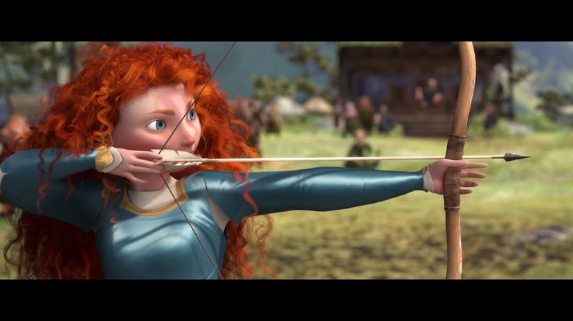 Merida with bow