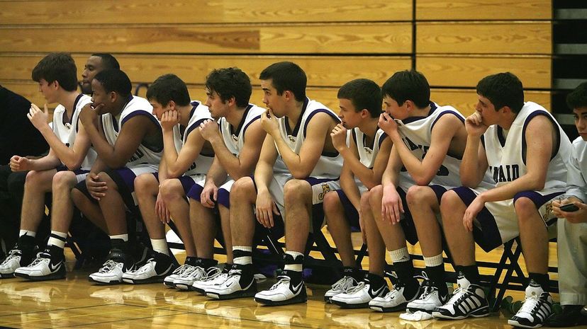 Basketball Team Bench