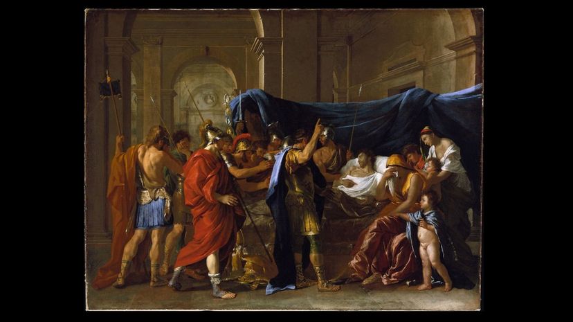 Death of Germanicus by Nicolas Poussin