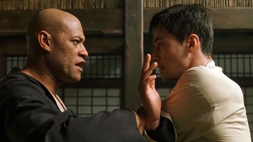 Laurence Fishburne and Keanu Reeves - The Matrix