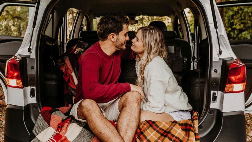 Couple in car