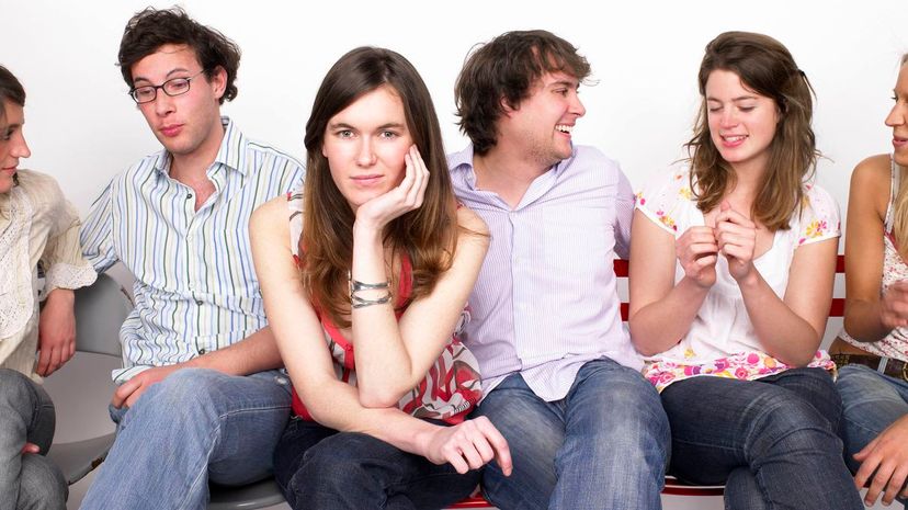 Group of friends talking