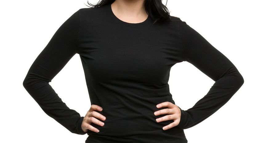 Long sleeve black shirt