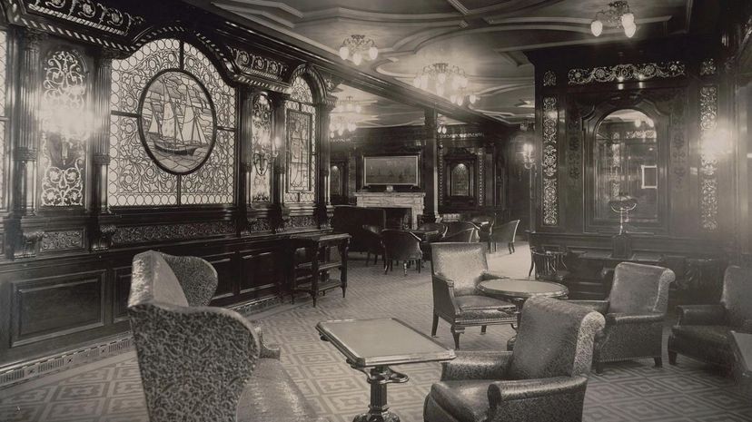 First Class Titanic Smoking Room