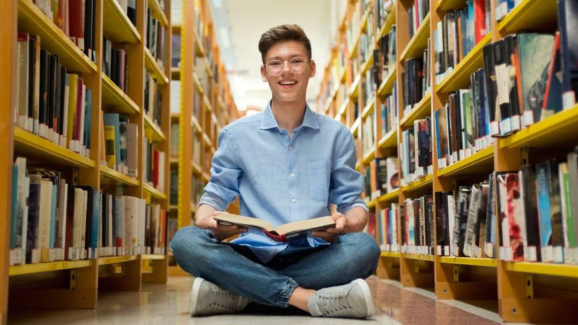 Teen reading