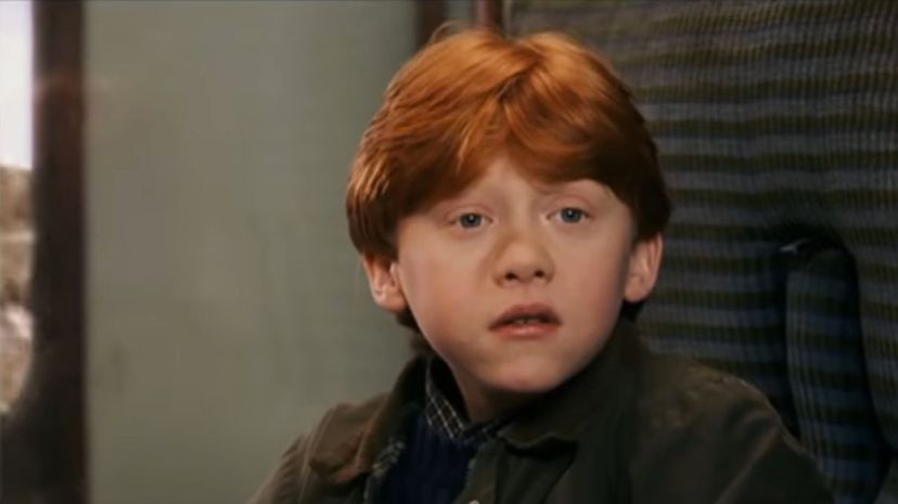 4 Ron Weasley dirt on nose