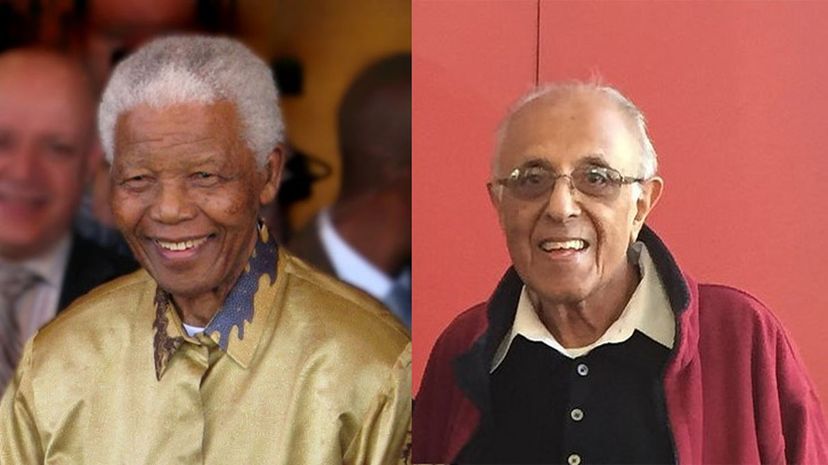 Nelson Mandela and Ahmed Kathrada