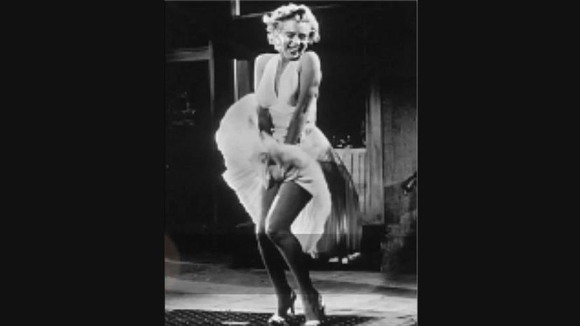 Marilyn Monroe flying skirt by Shaw