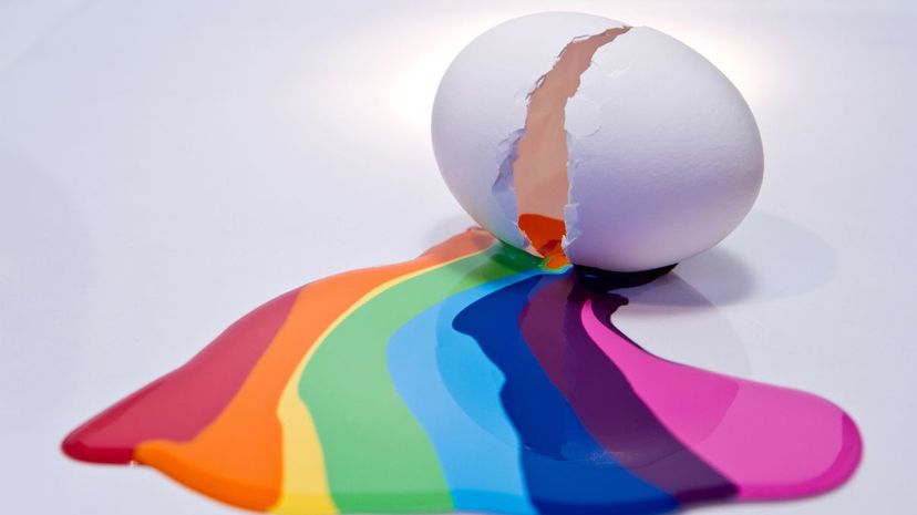 Cracking creativity Egg Color Rainbow