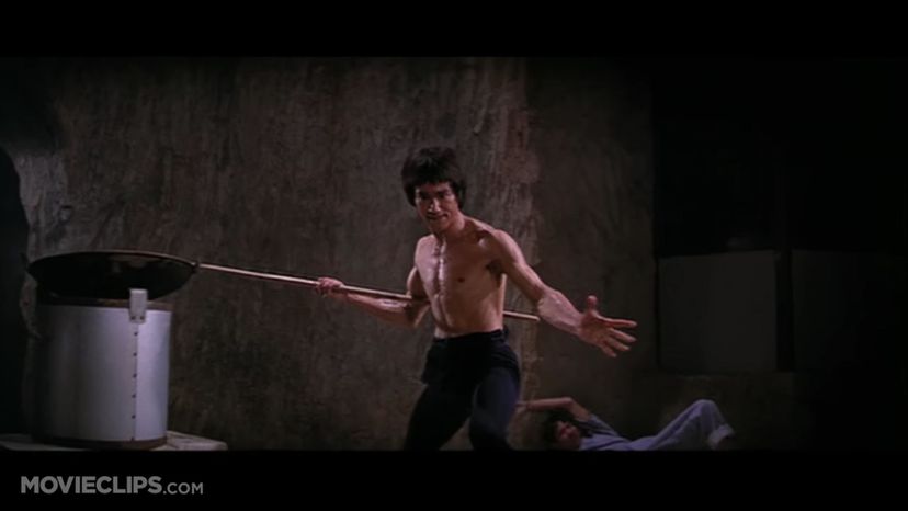 Movie- Enter the Dragon (1973 - Warner Bros.); Athlete- Bruce Lee 