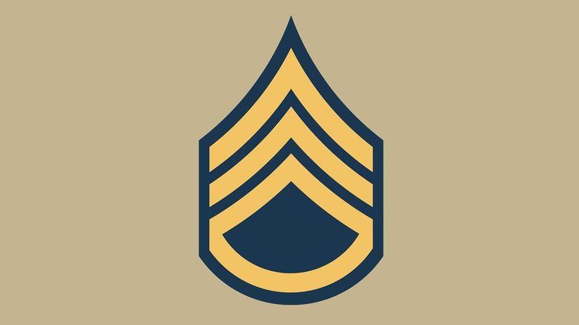 This Army officer leads up to 16 soldiers. Do you know the position from the insignia featured in the image?