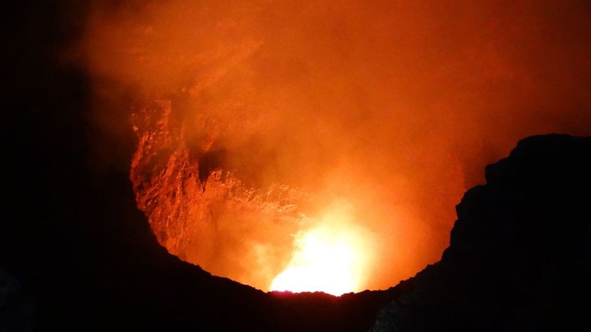 Q 21 Masaya volcano crater