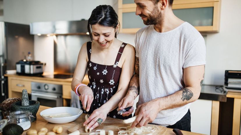 9 dinner date at home