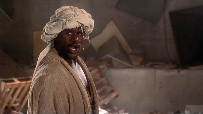 Movie- Kazaam (1996 - Touchstone Pictures); Athlete- Shaquille O'Neal