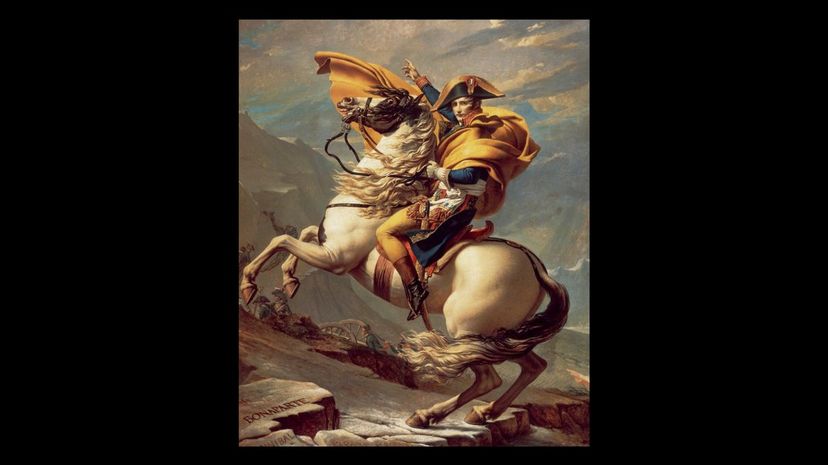 Napoleon Crossing the Alps by Jacques-Louis David