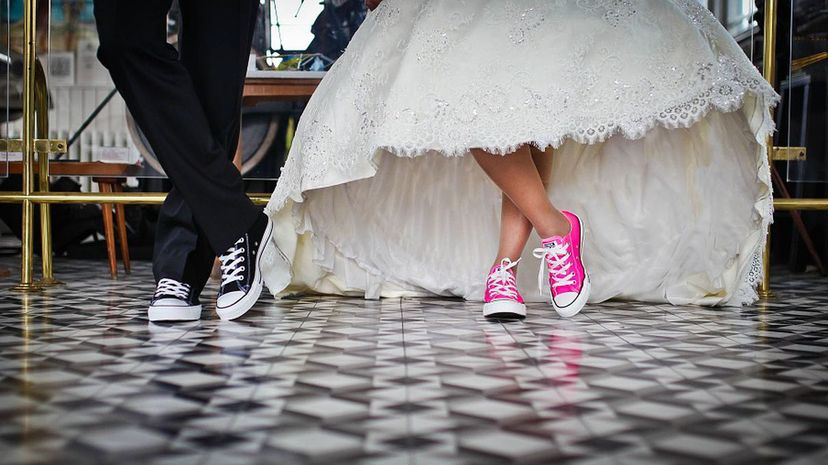 Bride &amp; Groom Converse