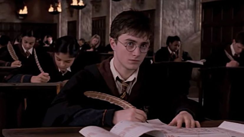 Harry Potter taking exams