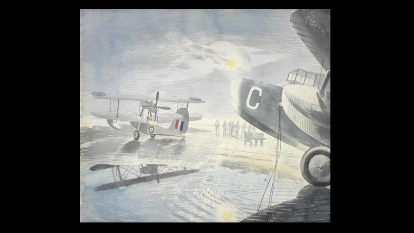 Morning on the Tarmac by Eric Ravilious