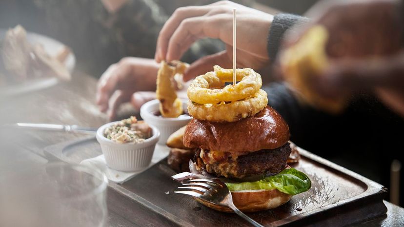 12 Onion Ring Burger