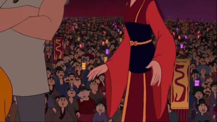 Mulan's red dress (Mulan 2)