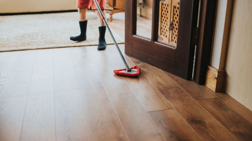 Brushing Floor