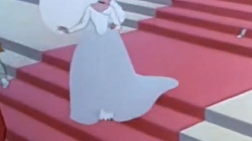 Cinderella's wedding dress