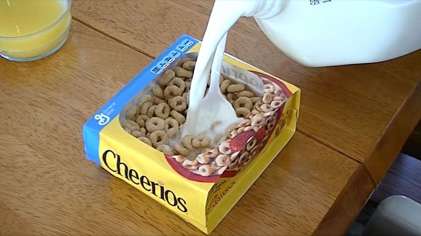 Single-serving cereal box