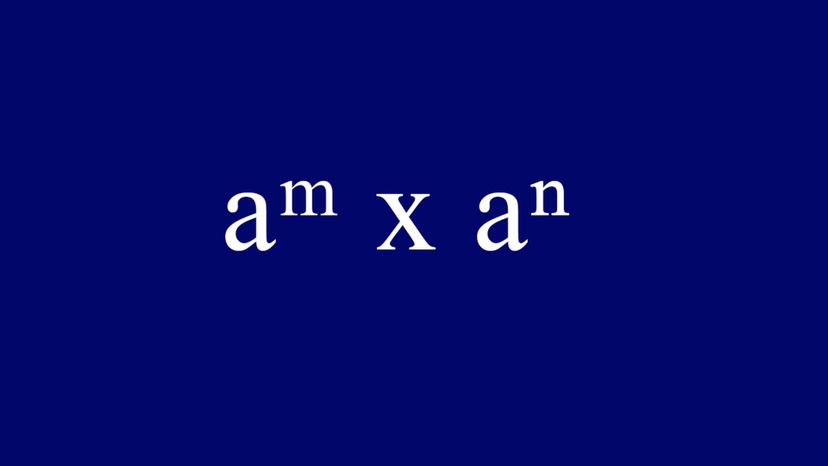 aáµ x aâ¿ = aáµ + â¿