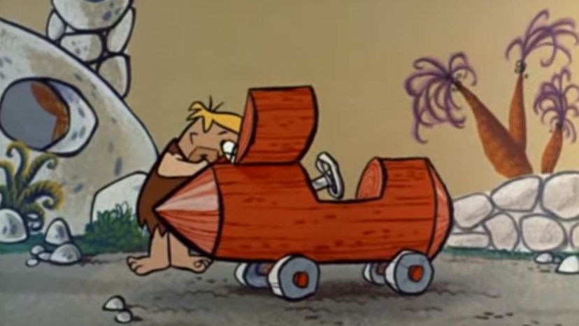 Barney Rubble's car