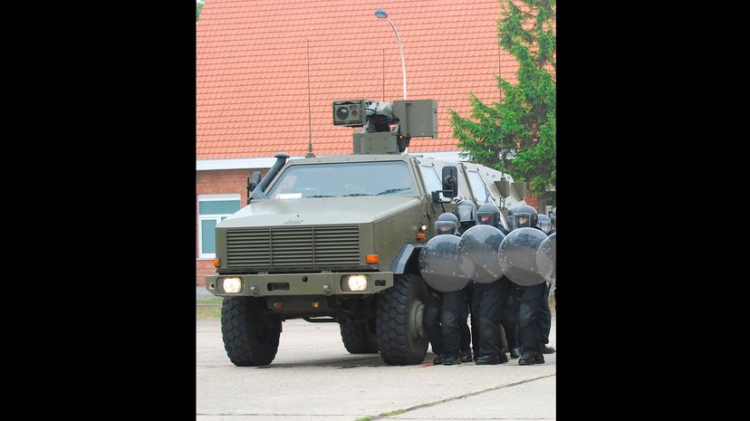 21 Riot control vehicle