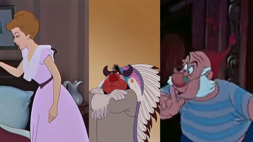 Smee, Kaw Chief and Mary Darling