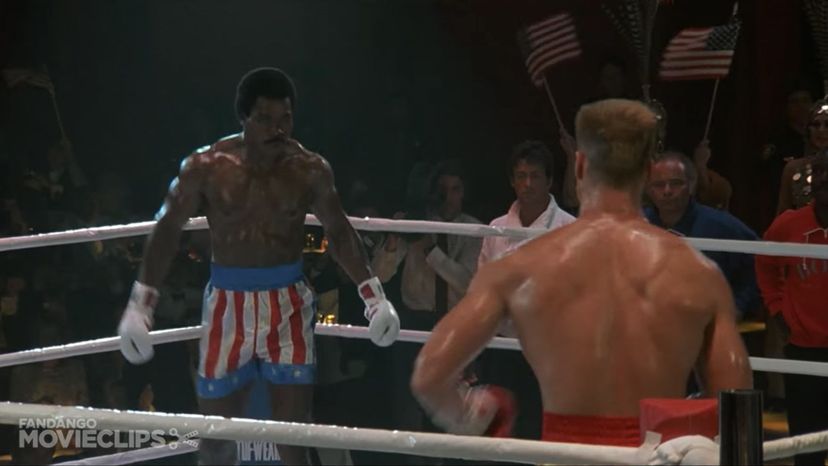 Movie- Rocky (1976 â€“ Chartoff-Winkler Productions); Athlete- Carl Weathers