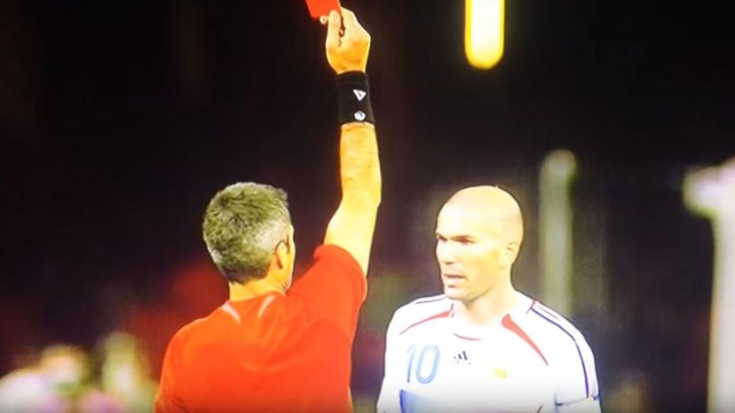Zidane 2006 Red Card