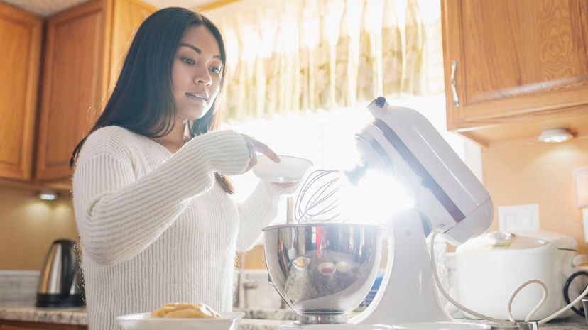 woman baking