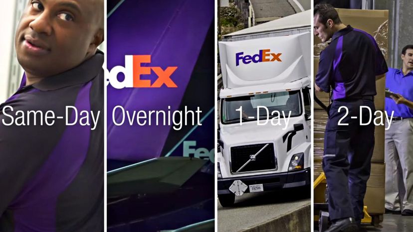 When there is no tomorrow. (FedEx)