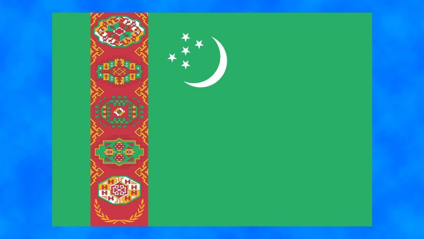 Turmenistan flag