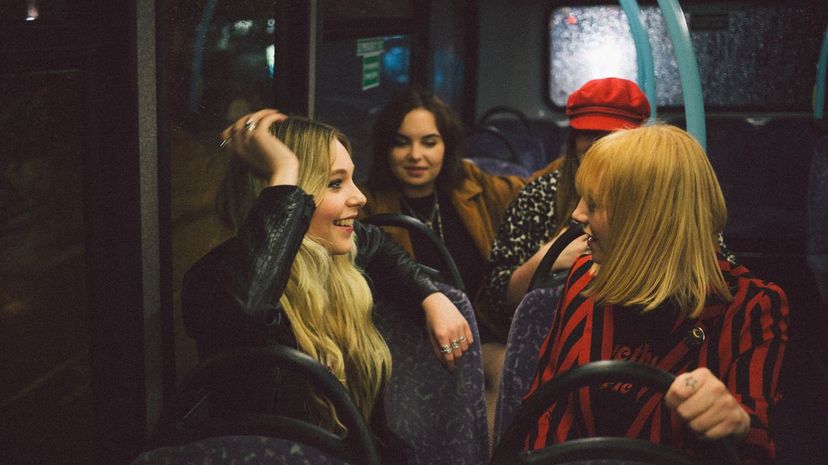 Women on London bus