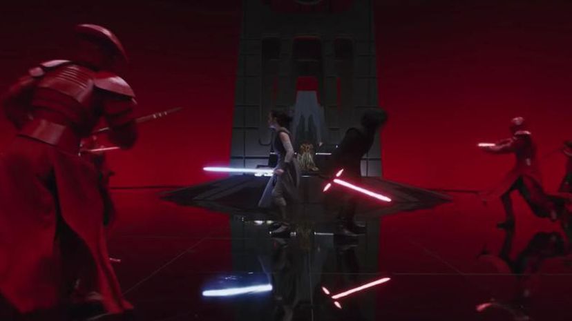 Kylo Ren and Rey vs First Order