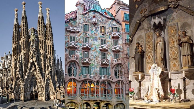 Sagrada Familia, Casa Batllo and Santa Anna Church - Barcelona