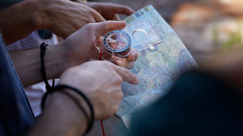Hiking compass
