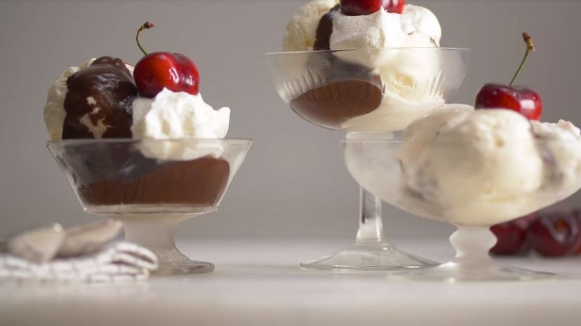 Applebeeâ€™s  Hot fudge sundae dessert shooter