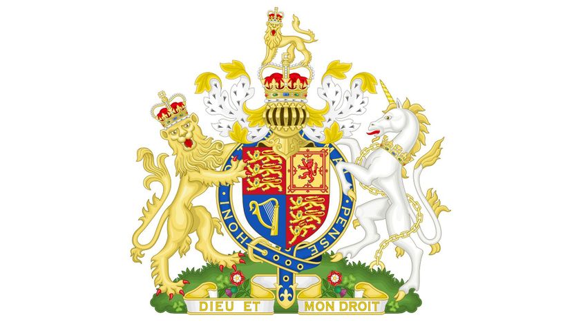 the royal emblem