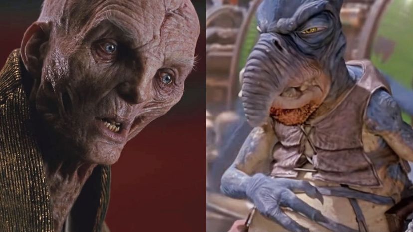 21.) Dark Lord Snoke and Watto