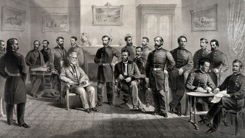 General Lee surrendered to General Grant