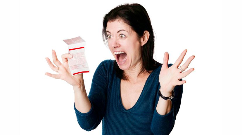 Woman winning lottery