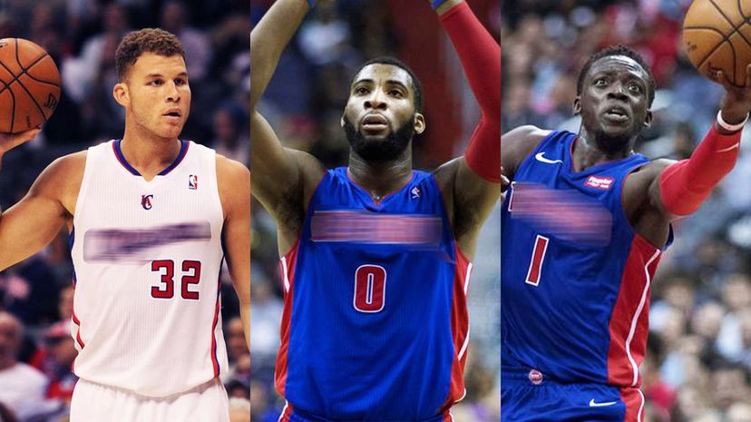 Blake Griffin, Andre Drummond, Reggie Jackson NEW