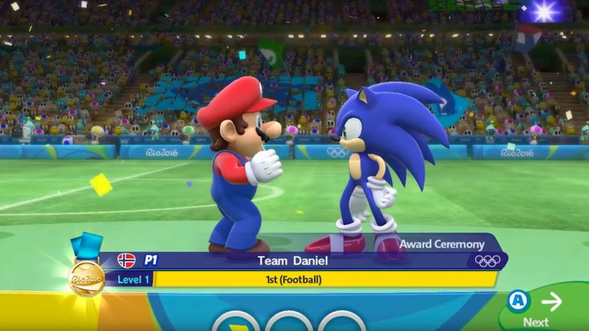 25 Mario Sonic at the Rio 2016 Olympic Games