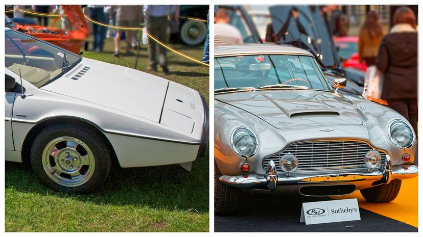 Q18-1976 Lotus Esprit _ 1963 Aston Martin DB5