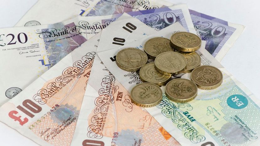 British currency (pounds)