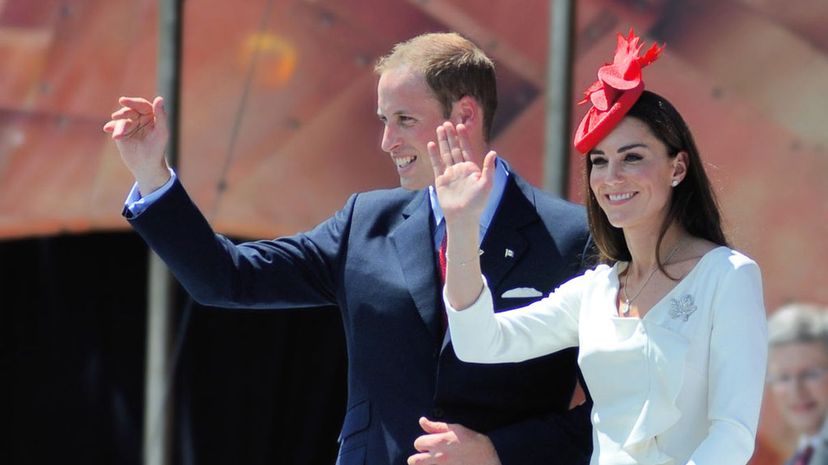Kate and William on Canada Day
